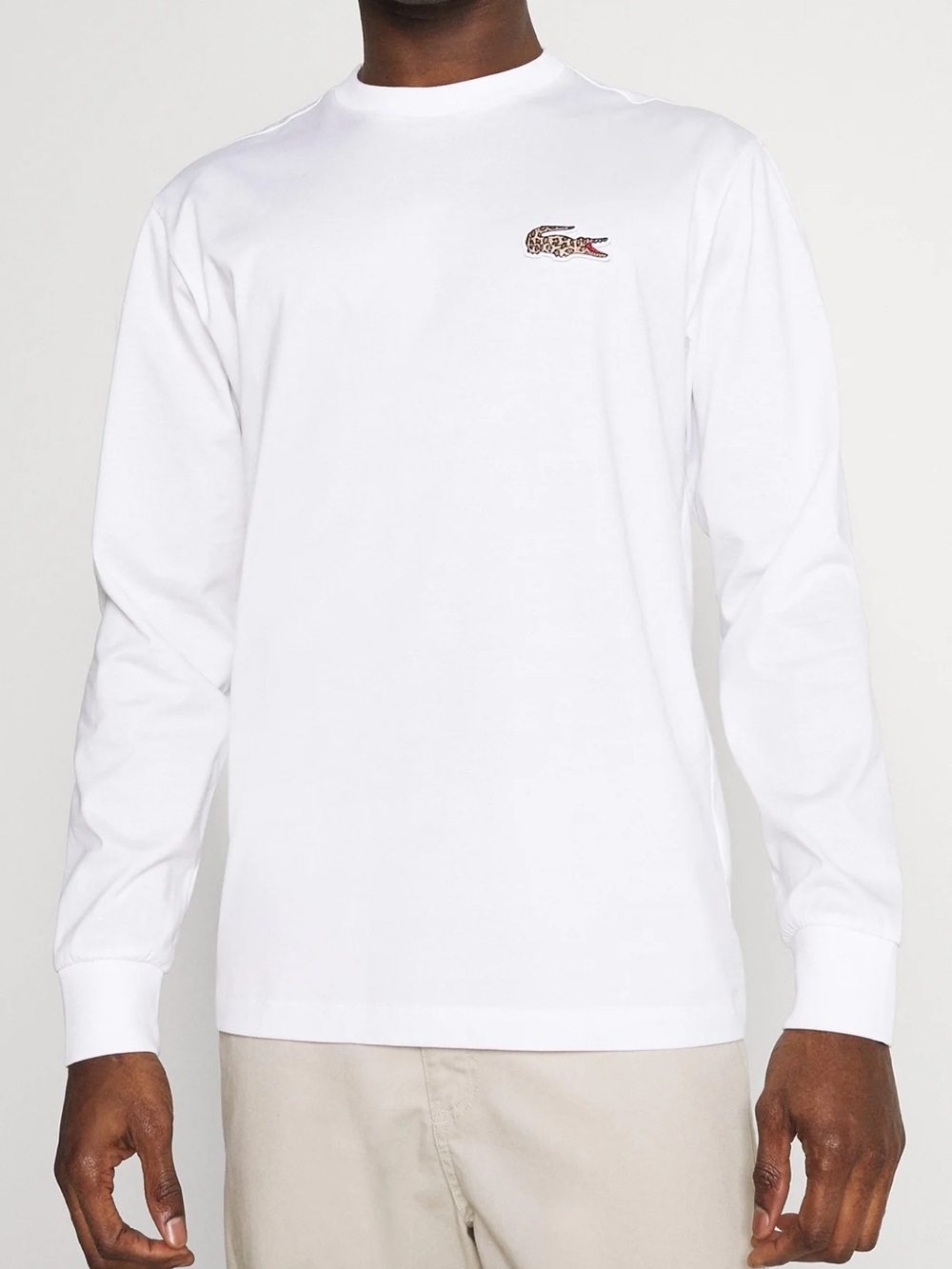NWT Lacoste x National Geographic cotton long-sleeve t-shirt L